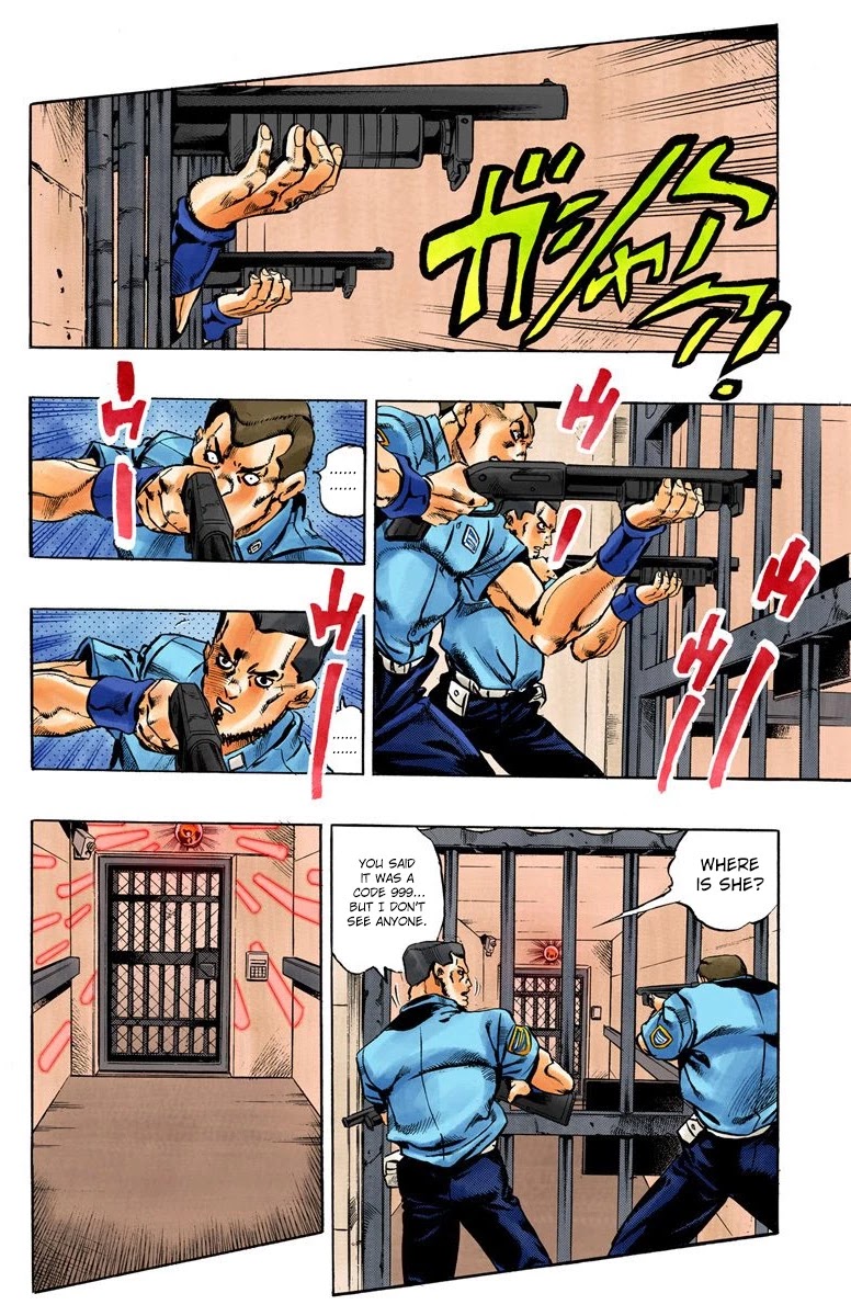 JoJo's Bizarre Adventure Part 6 - Stone Ocean (Official Colored) Chapter 9 page 21 - Chapter 9: Stone Free Part 2