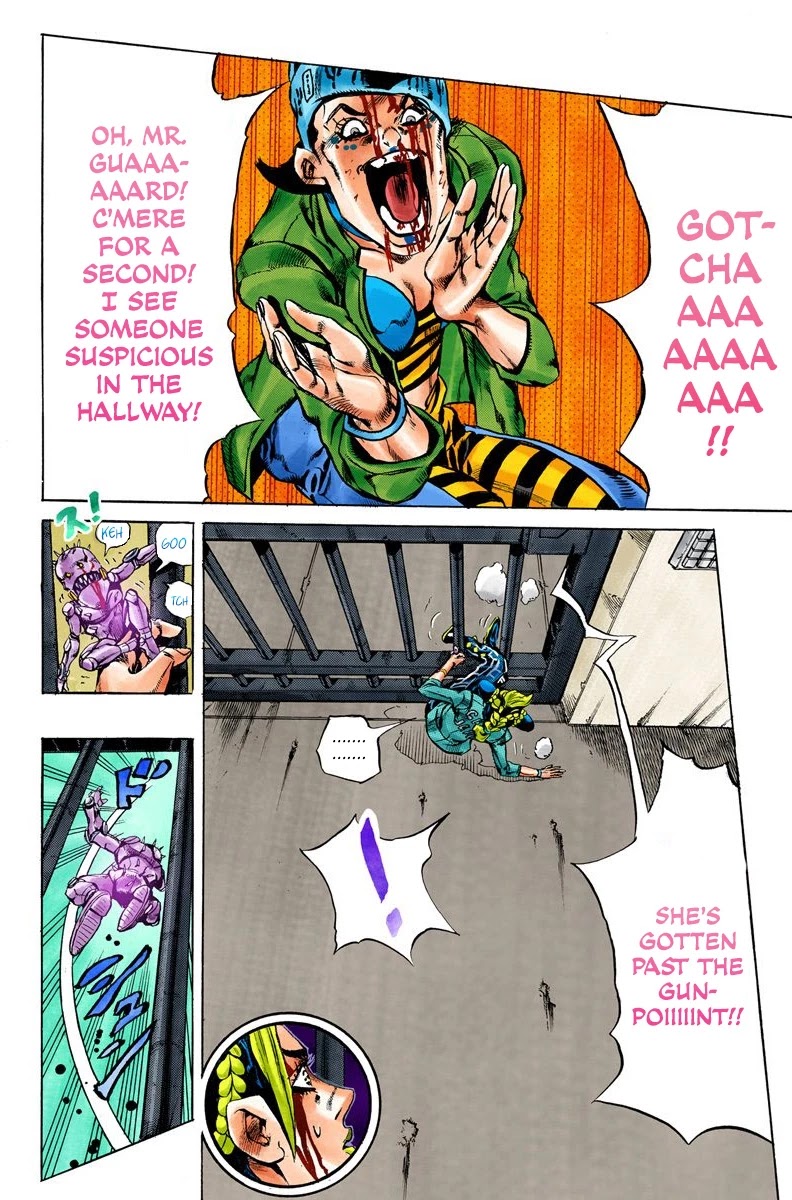 JoJo's Bizarre Adventure Part 6 - Stone Ocean (Official Colored) Chapter 9 page 9 - Chapter 9: Stone Free Part 2