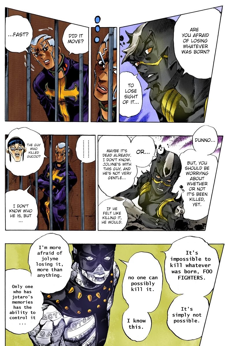 JoJo's Bizarre Adventure Part 6 - Stone Ocean (Official Colored) Chapter 90 page 10 - Chapter 90: White Snake: Pursuer Part 2