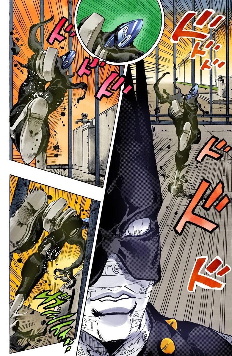 JoJo's Bizarre Adventure Part 6 - Stone Ocean (Official Colored) Chapter 90 page 12 - Chapter 90: White Snake: Pursuer Part 2