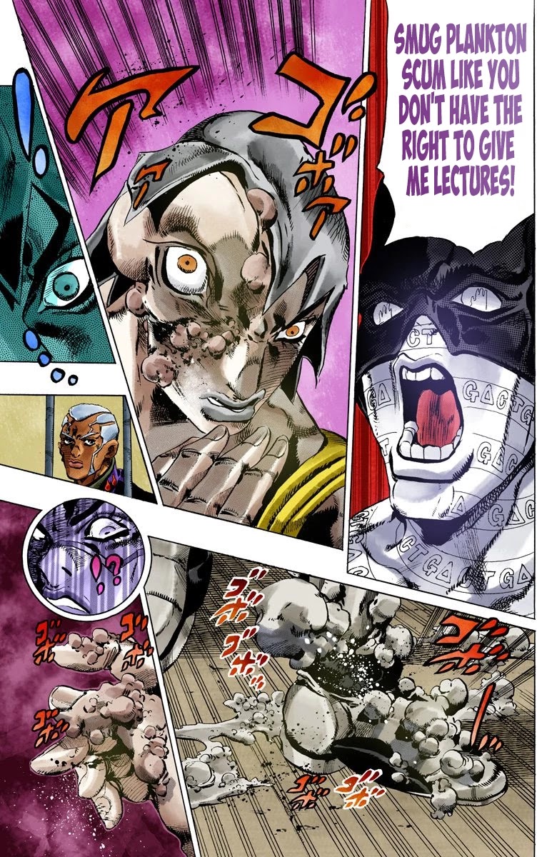 JoJo's Bizarre Adventure Part 6 - Stone Ocean (Official Colored) Chapter 90 page 15 - Chapter 90: White Snake: Pursuer Part 2