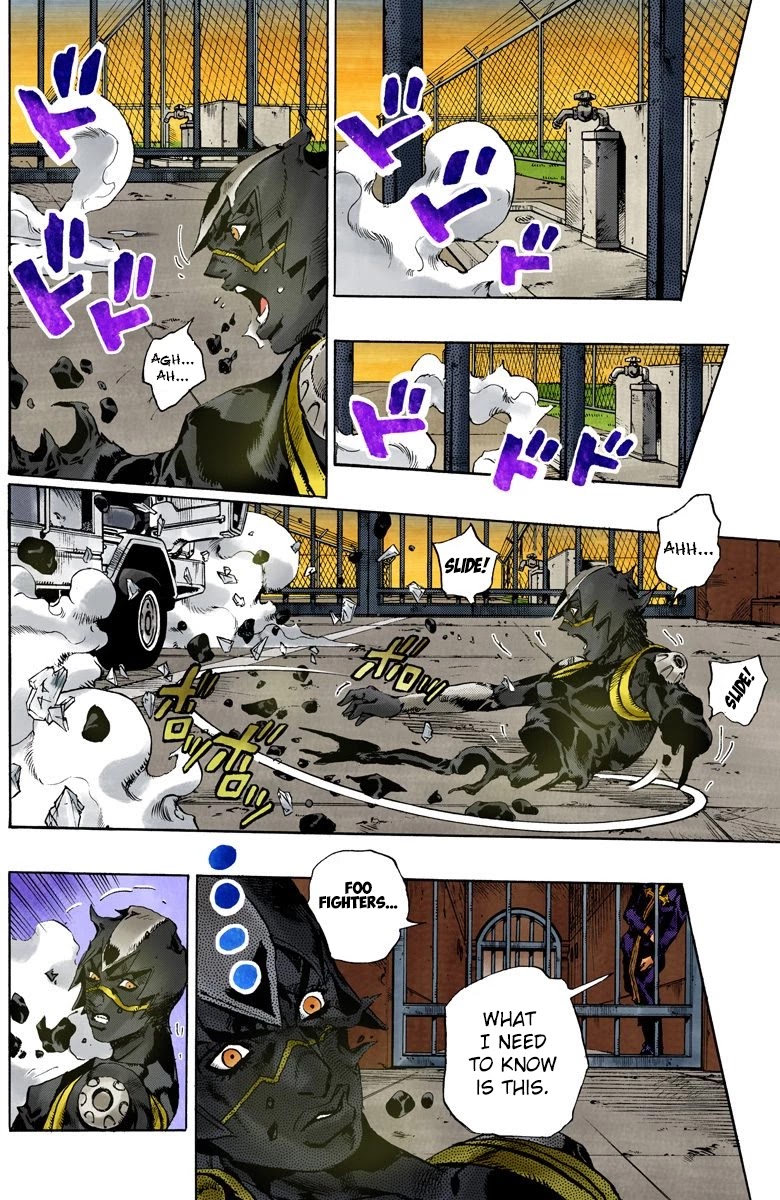 JoJo's Bizarre Adventure Part 6 - Stone Ocean (Official Colored) Chapter 90 page 8 - Chapter 90: White Snake: Pursuer Part 2
