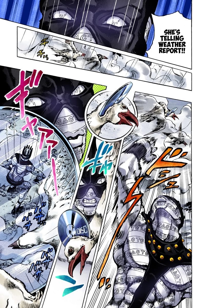 JoJo's Bizarre Adventure Part 6 - Stone Ocean (Official Colored) Chapter 91 page 13 - Chapter 91: White Snake: Pursuer Part 3