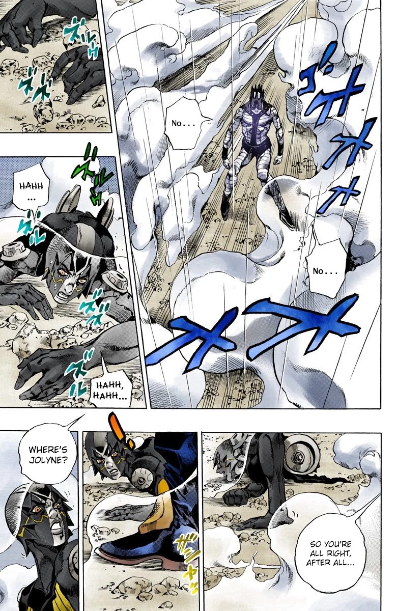 JoJo's Bizarre Adventure Part 6 - Stone Ocean (Official Colored) Chapter 91 page 16 - Chapter 91: White Snake: Pursuer Part 3