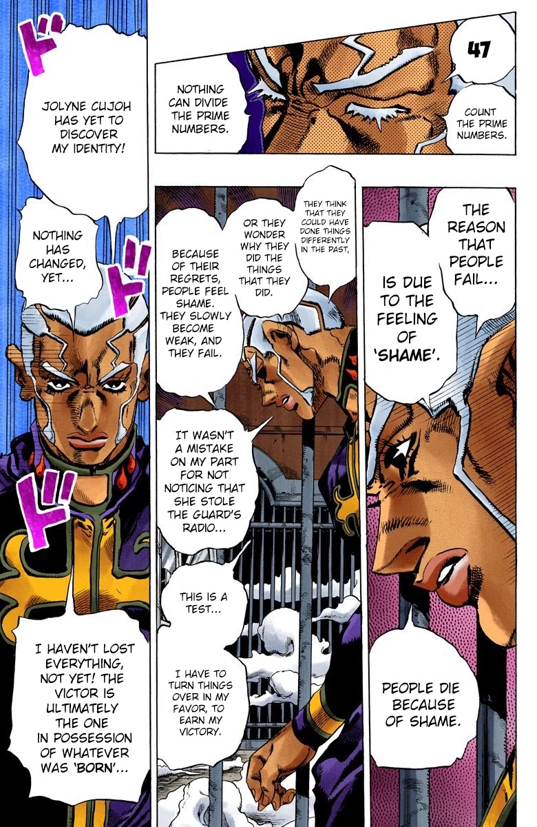 JoJo's Bizarre Adventure Part 6 - Stone Ocean (Official Colored) Chapter 91 page 18 - Chapter 91: White Snake: Pursuer Part 3