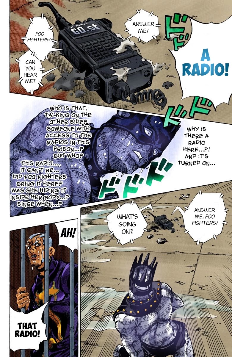JoJo's Bizarre Adventure Part 6 - Stone Ocean (Official Colored) Chapter 91 page 5 - Chapter 91: White Snake: Pursuer Part 3