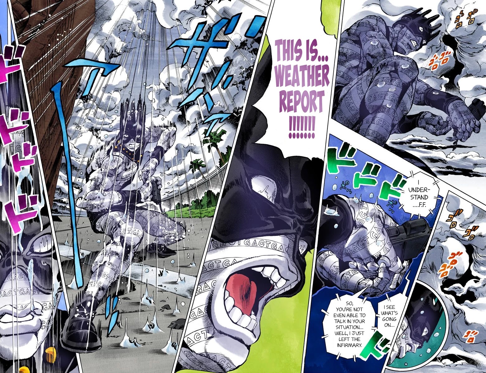 JoJo's Bizarre Adventure Part 6 - Stone Ocean (Official Colored) Chapter 91 page 7 - Chapter 91: White Snake: Pursuer Part 3