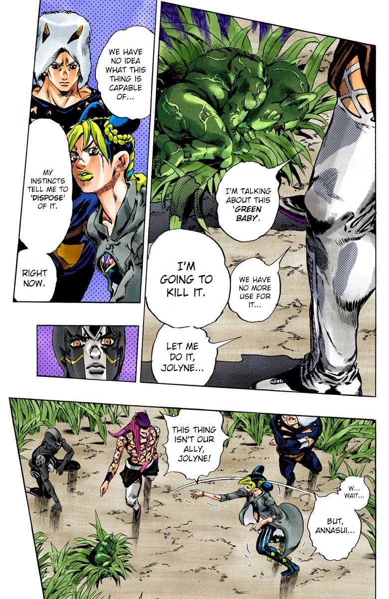 JoJo's Bizarre Adventure Part 6 - Stone Ocean (Official Colored) Chapter 92 page 11 - Chapter 92: White Snake: Pursuer Part 4