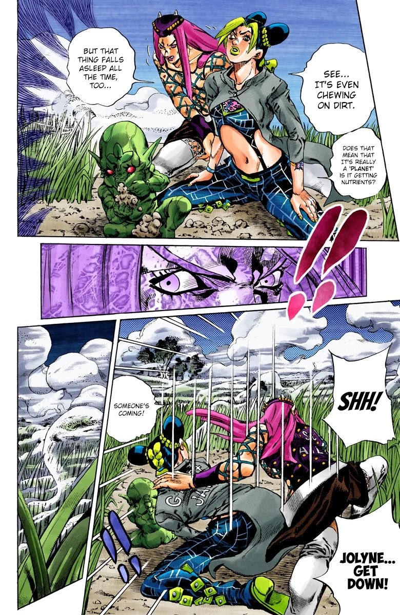 JoJo's Bizarre Adventure Part 6 - Stone Ocean (Official Colored) Chapter 92 page 4 - Chapter 92: White Snake: Pursuer Part 4