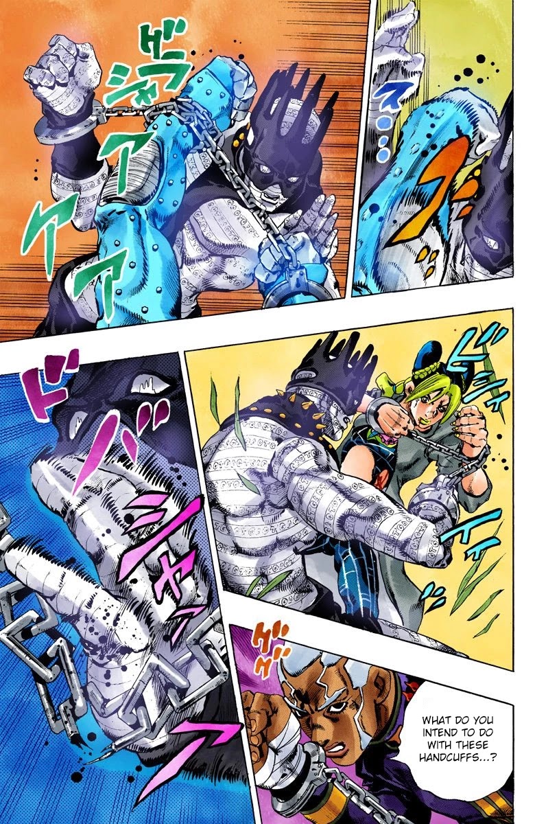 JoJo's Bizarre Adventure Part 6 - Stone Ocean (Official Colored) Chapter 93 page 11 - Chapter 93: White Snake: Pursuer Part 5