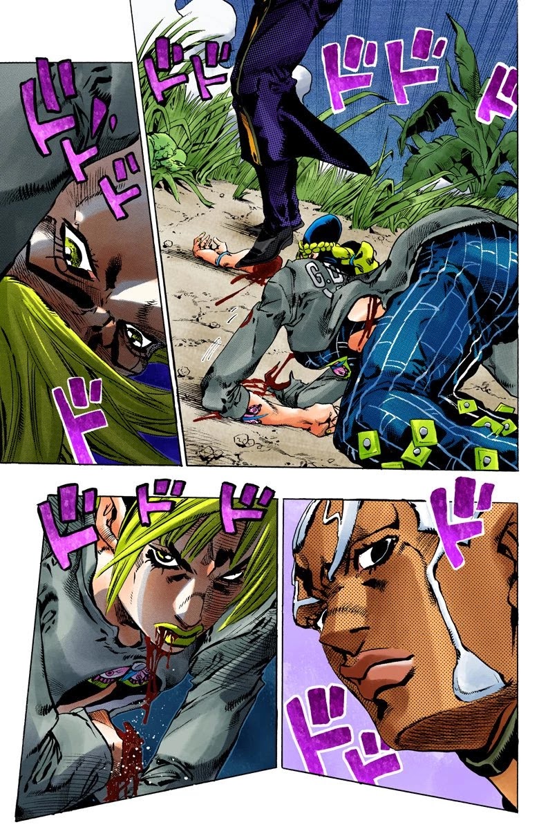 JoJo's Bizarre Adventure Part 6 - Stone Ocean (Official Colored) Chapter 93 page 4 - Chapter 93: White Snake: Pursuer Part 5