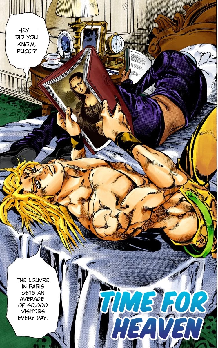 JoJo's Bizarre Adventure Part 6 - Stone Ocean (Official Colored) Chapter 94 page 1 - Chapter 94: Time For Heaven