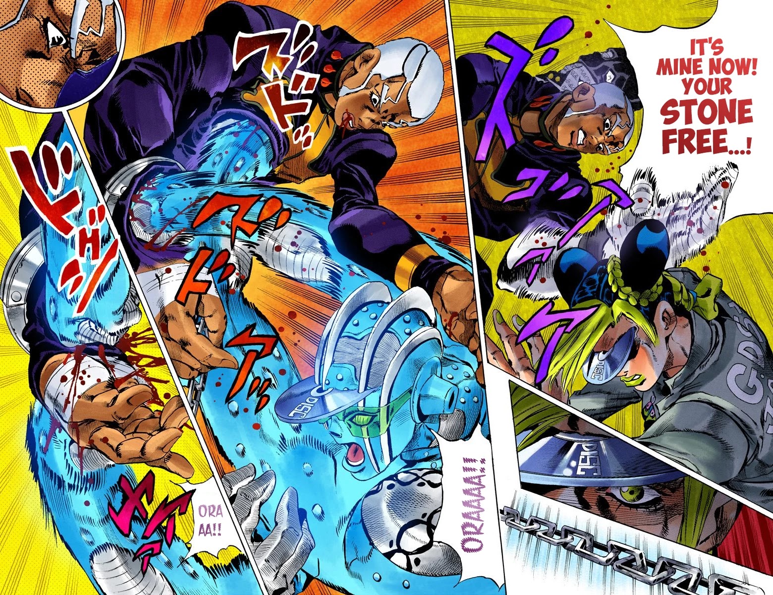 JoJo's Bizarre Adventure Part 6 - Stone Ocean (Official Colored) Chapter 94 page 12 - Chapter 94: Time For Heaven
