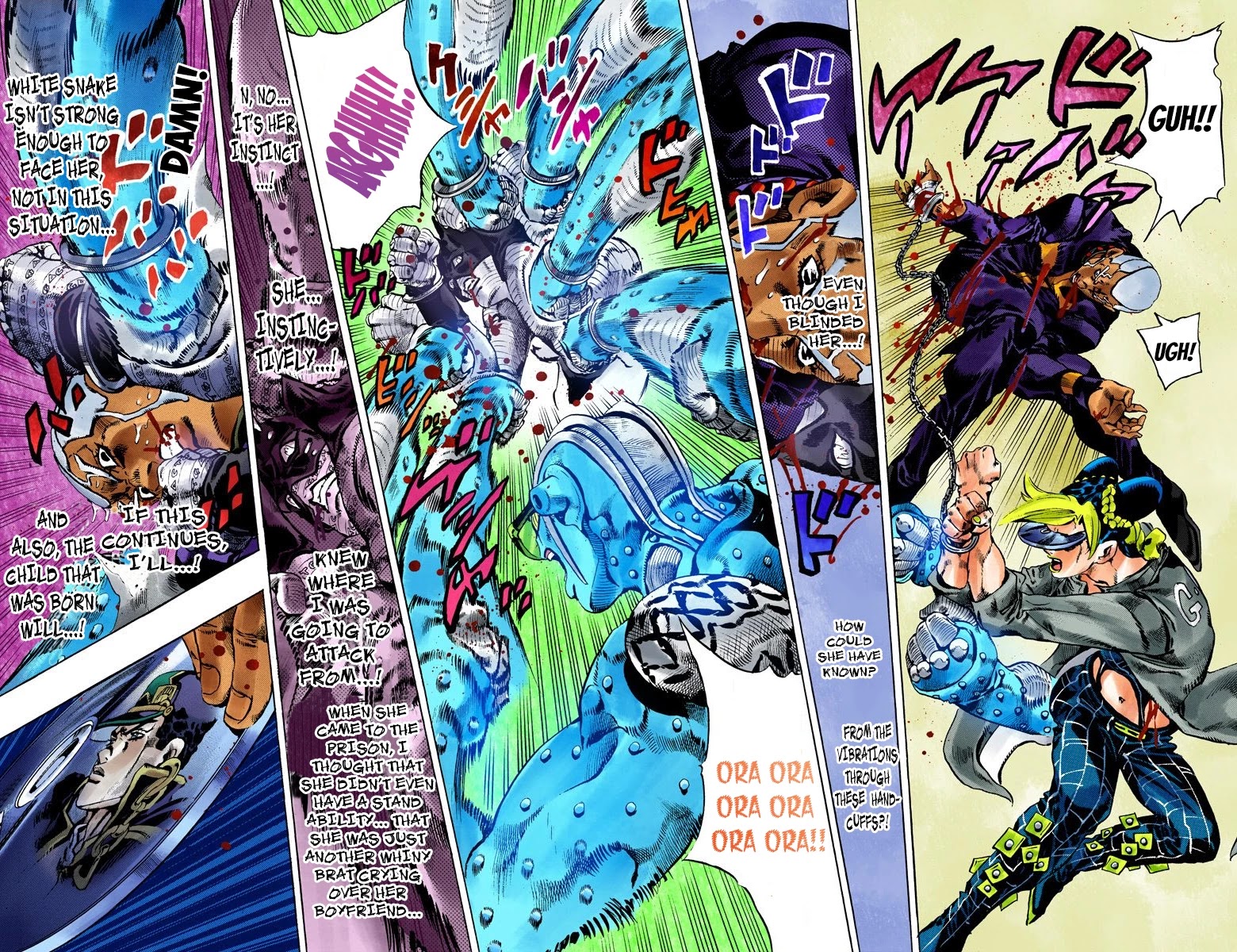 JoJo's Bizarre Adventure Part 6 - Stone Ocean (Official Colored) Chapter 94 page 13 - Chapter 94: Time For Heaven