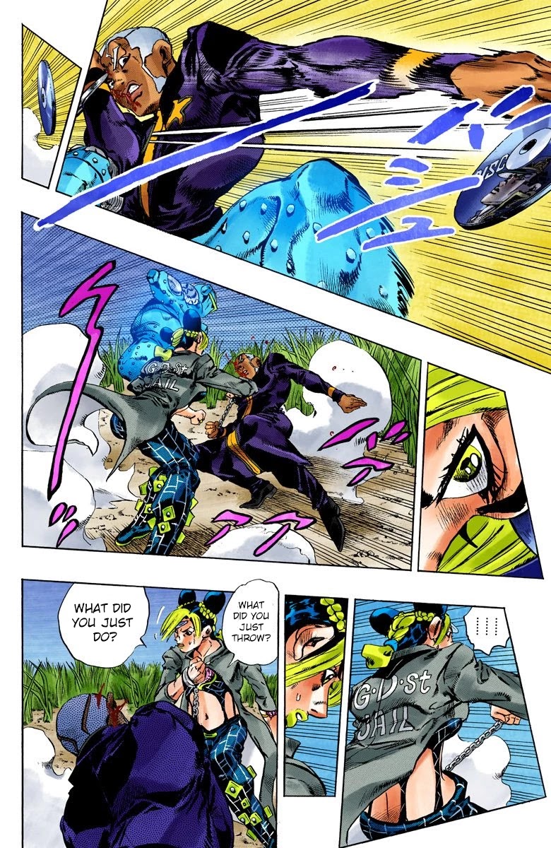 JoJo's Bizarre Adventure Part 6 - Stone Ocean (Official Colored) Chapter 94 page 14 - Chapter 94: Time For Heaven