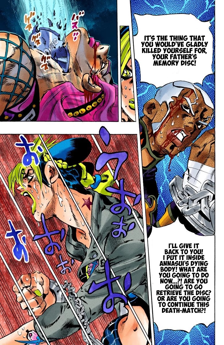 JoJo's Bizarre Adventure Part 6 - Stone Ocean (Official Colored) Chapter 94 page 17 - Chapter 94: Time For Heaven