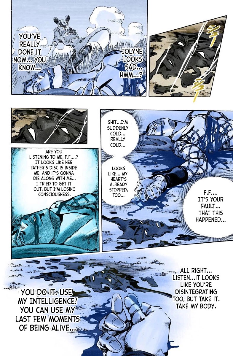 JoJo's Bizarre Adventure Part 6 - Stone Ocean (Official Colored) Chapter 95 page 11 - Chapter 95: The New Moon! The Priest, Reborn