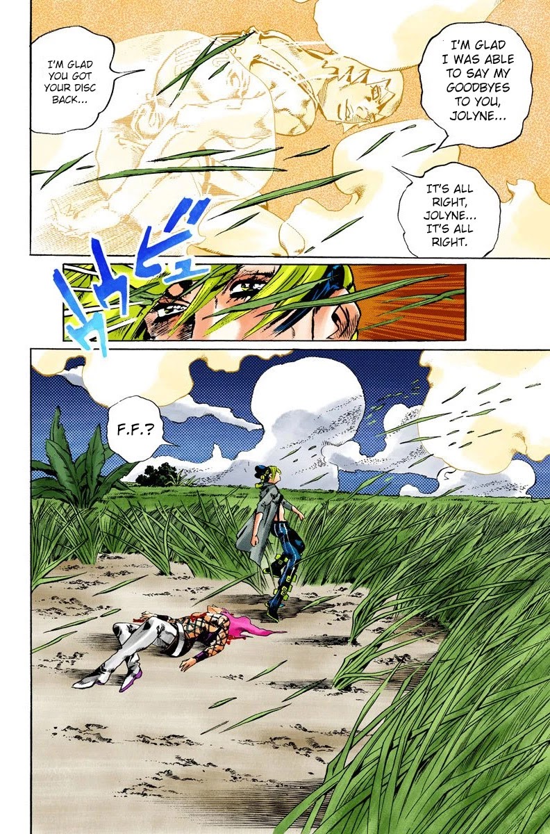 JoJo's Bizarre Adventure Part 6 - Stone Ocean (Official Colored) Chapter 95 page 17 - Chapter 95: The New Moon! The Priest, Reborn