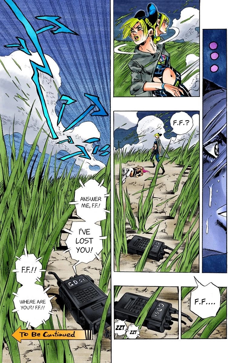 JoJo's Bizarre Adventure Part 6 - Stone Ocean (Official Colored) Chapter 95 page 18 - Chapter 95: The New Moon! The Priest, Reborn