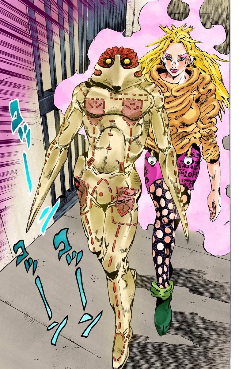 JoJo's Bizarre Adventure Part 6 - Stone Ocean (Official Colored) Chapter 96 page 18 - Chapter 96: Jail House Lock! Part 1