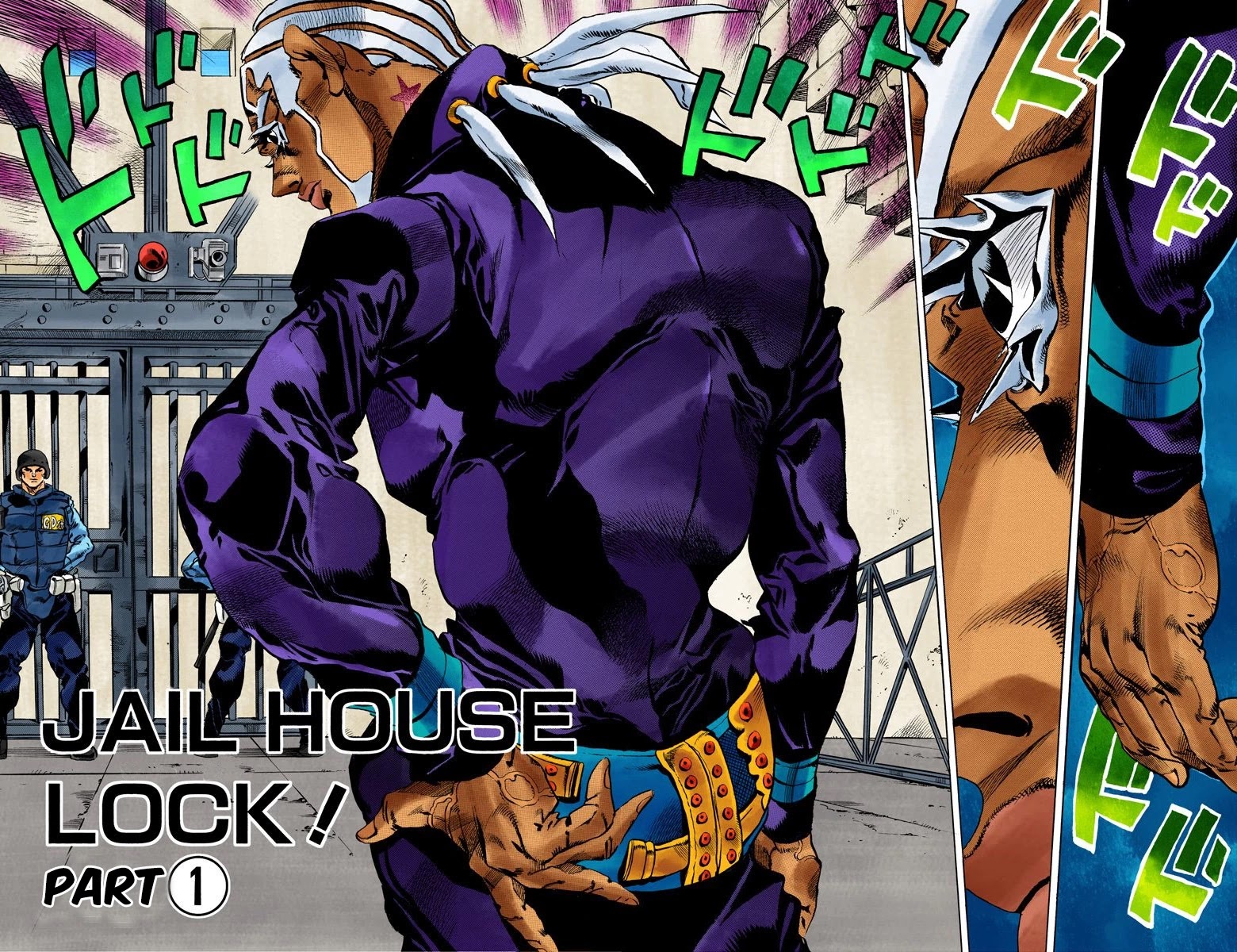 JoJo's Bizarre Adventure Part 6 - Stone Ocean (Official Colored) Chapter 96 page 2 - Chapter 96: Jail House Lock! Part 1