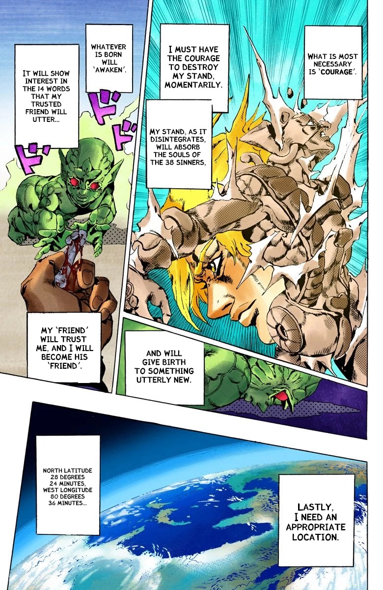 JoJo's Bizarre Adventure Part 6 - Stone Ocean (Official Colored) Chapter 96 page 8 - Chapter 96: Jail House Lock! Part 1