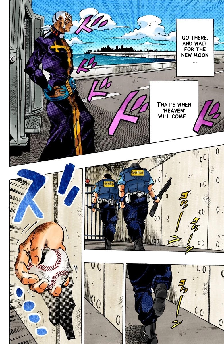 JoJo's Bizarre Adventure Part 6 - Stone Ocean (Official Colored) Chapter 96 page 9 - Chapter 96: Jail House Lock! Part 1