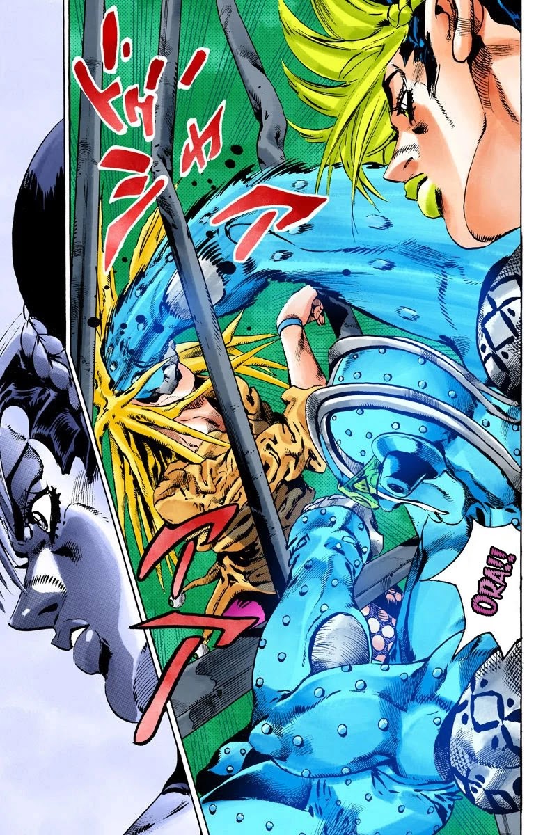 JoJo's Bizarre Adventure Part 6 - Stone Ocean (Official Colored) Chapter 97 page 4 - Chapter 97: Jail House Lock! Part 2