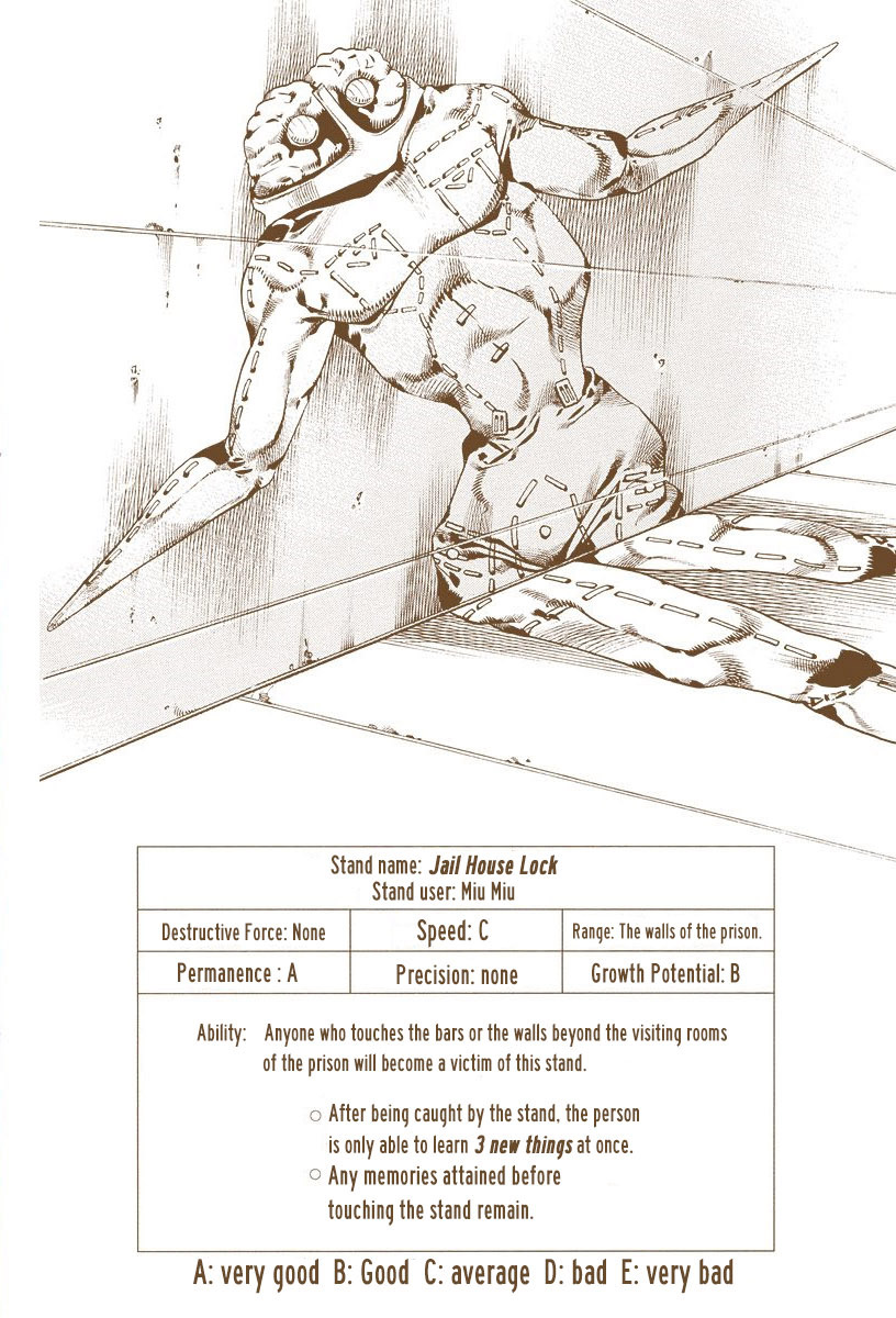JoJo's Bizarre Adventure Part 6 - Stone Ocean (Official Colored) Chapter 98 page 1 - Chapter 98: Jail House Lock! Part 3