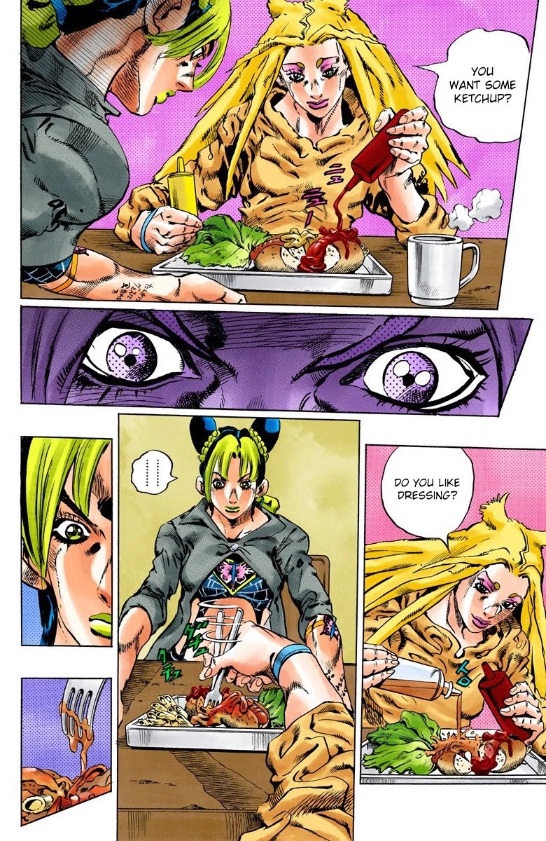 JoJo's Bizarre Adventure Part 6 - Stone Ocean (Official Colored) Chapter 98 page 11 - Chapter 98: Jail House Lock! Part 3