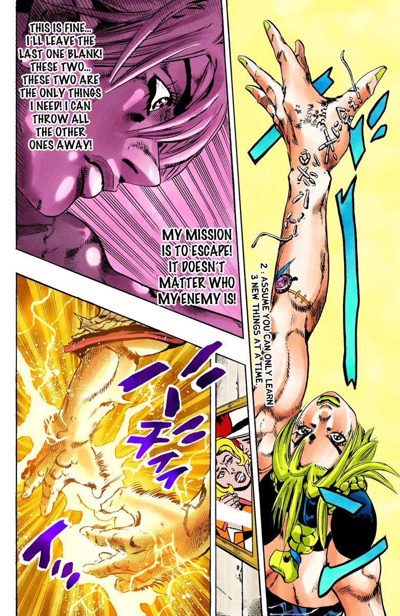 JoJo's Bizarre Adventure Part 6 - Stone Ocean (Official Colored) Chapter 98 page 17 - Chapter 98: Jail House Lock! Part 3