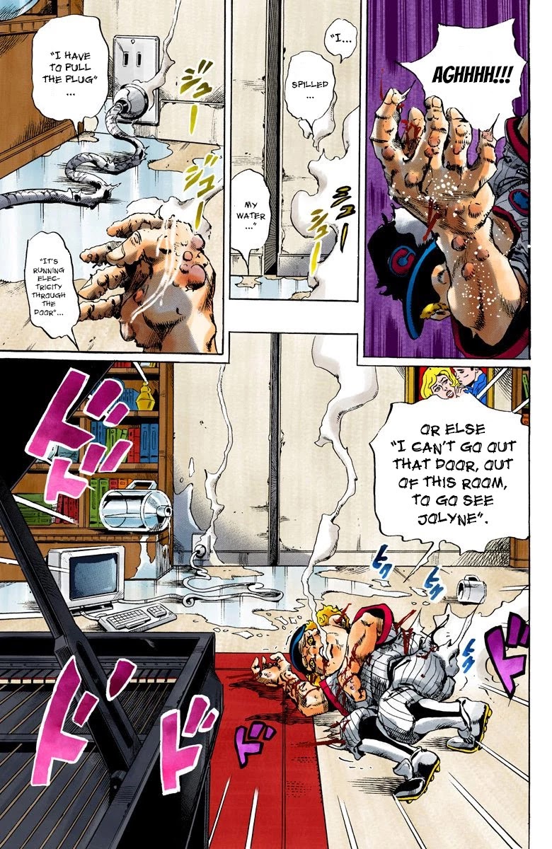JoJo's Bizarre Adventure Part 6 - Stone Ocean (Official Colored) Chapter 98 page 18 - Chapter 98: Jail House Lock! Part 3