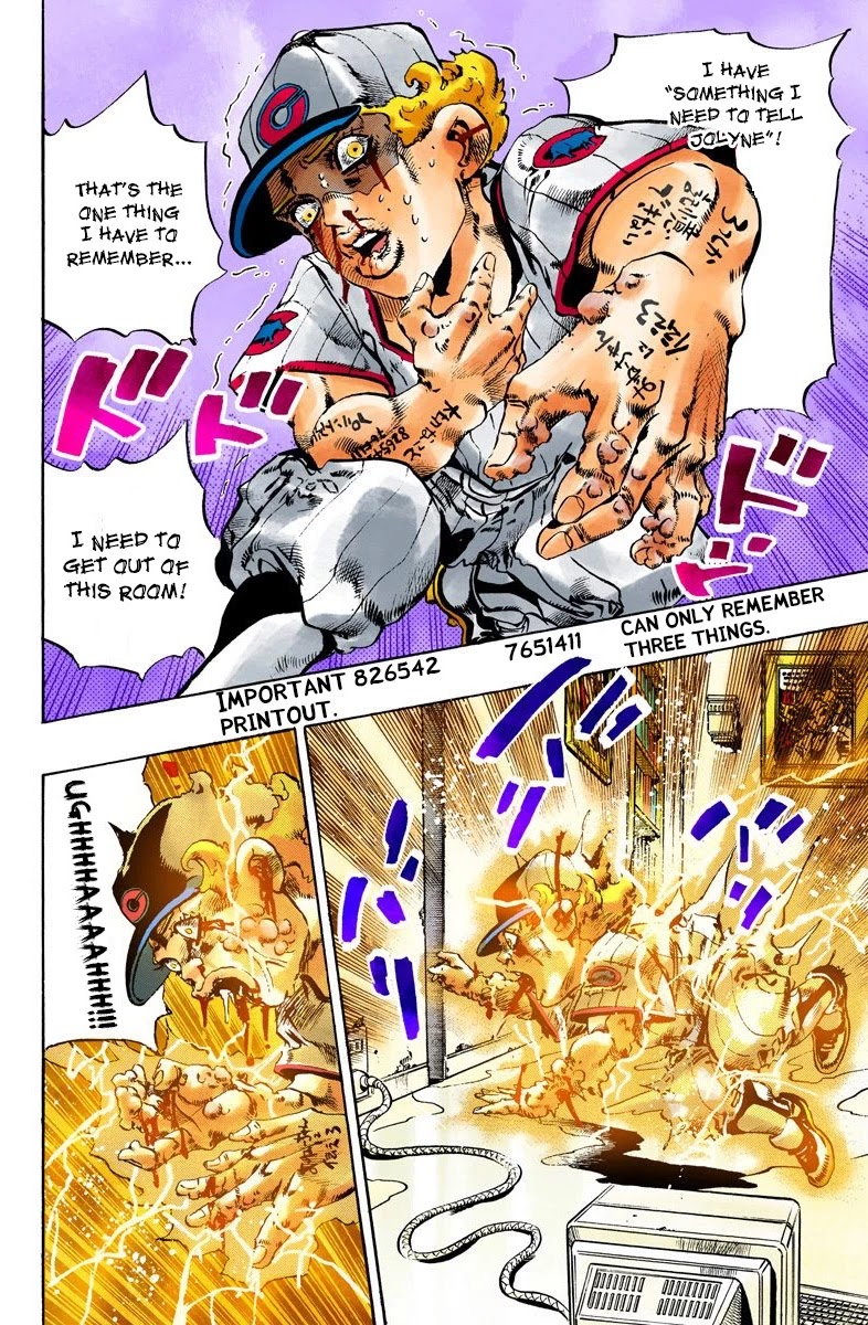 JoJo's Bizarre Adventure Part 6 - Stone Ocean (Official Colored) Chapter 98 page 19 - Chapter 98: Jail House Lock! Part 3
