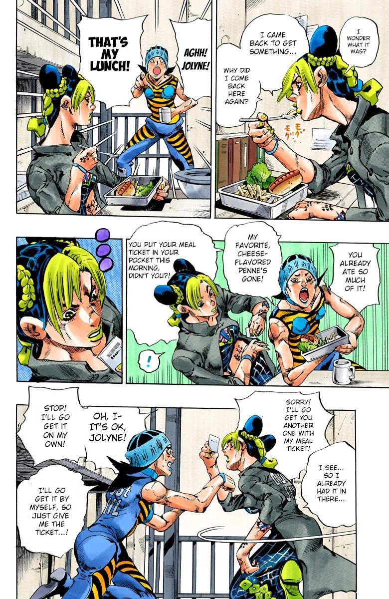 JoJo's Bizarre Adventure Part 6 - Stone Ocean (Official Colored) Chapter 98 page 5 - Chapter 98: Jail House Lock! Part 3