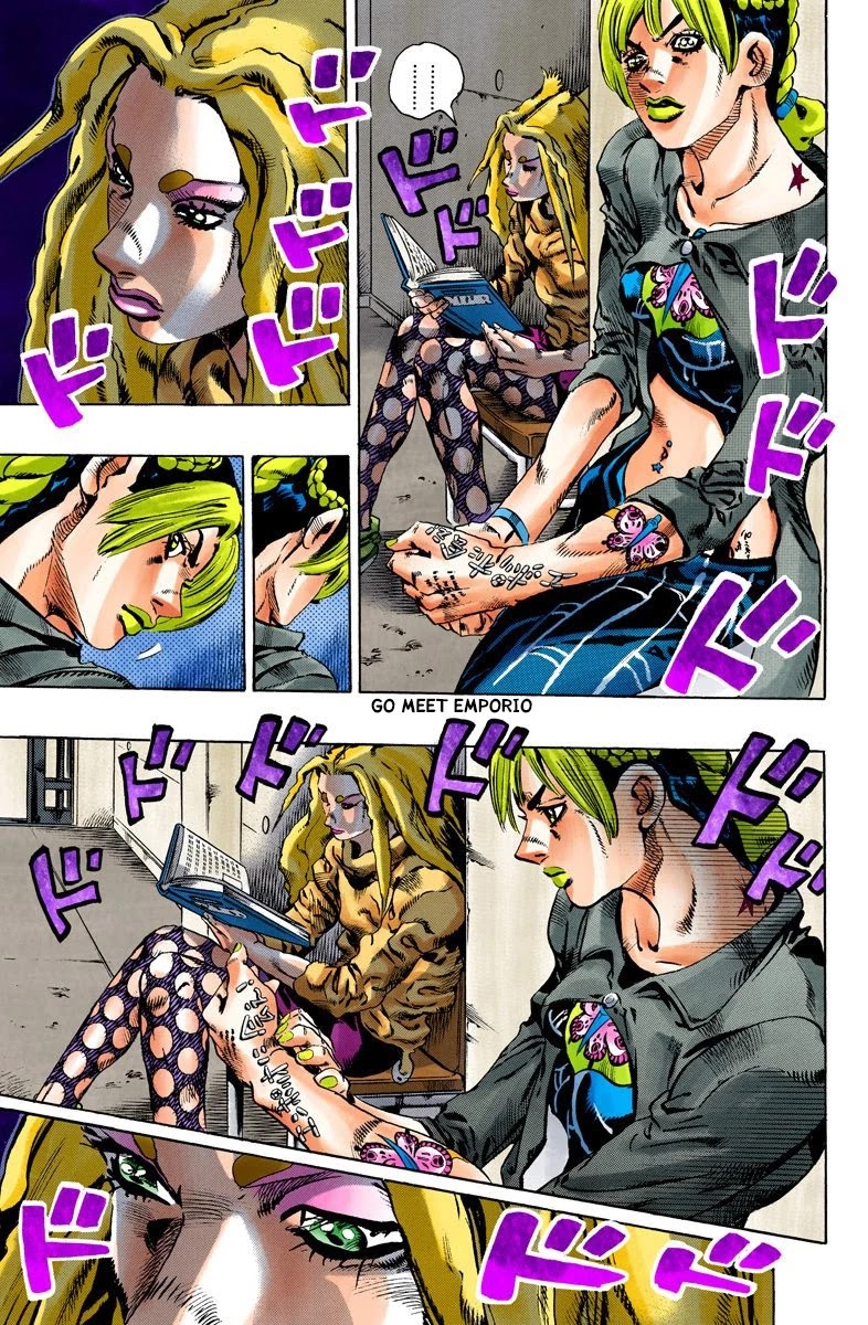JoJo's Bizarre Adventure Part 6 - Stone Ocean (Official Colored) Chapter 99 page 6 - Chapter 99: Jail House Lock! Part 4