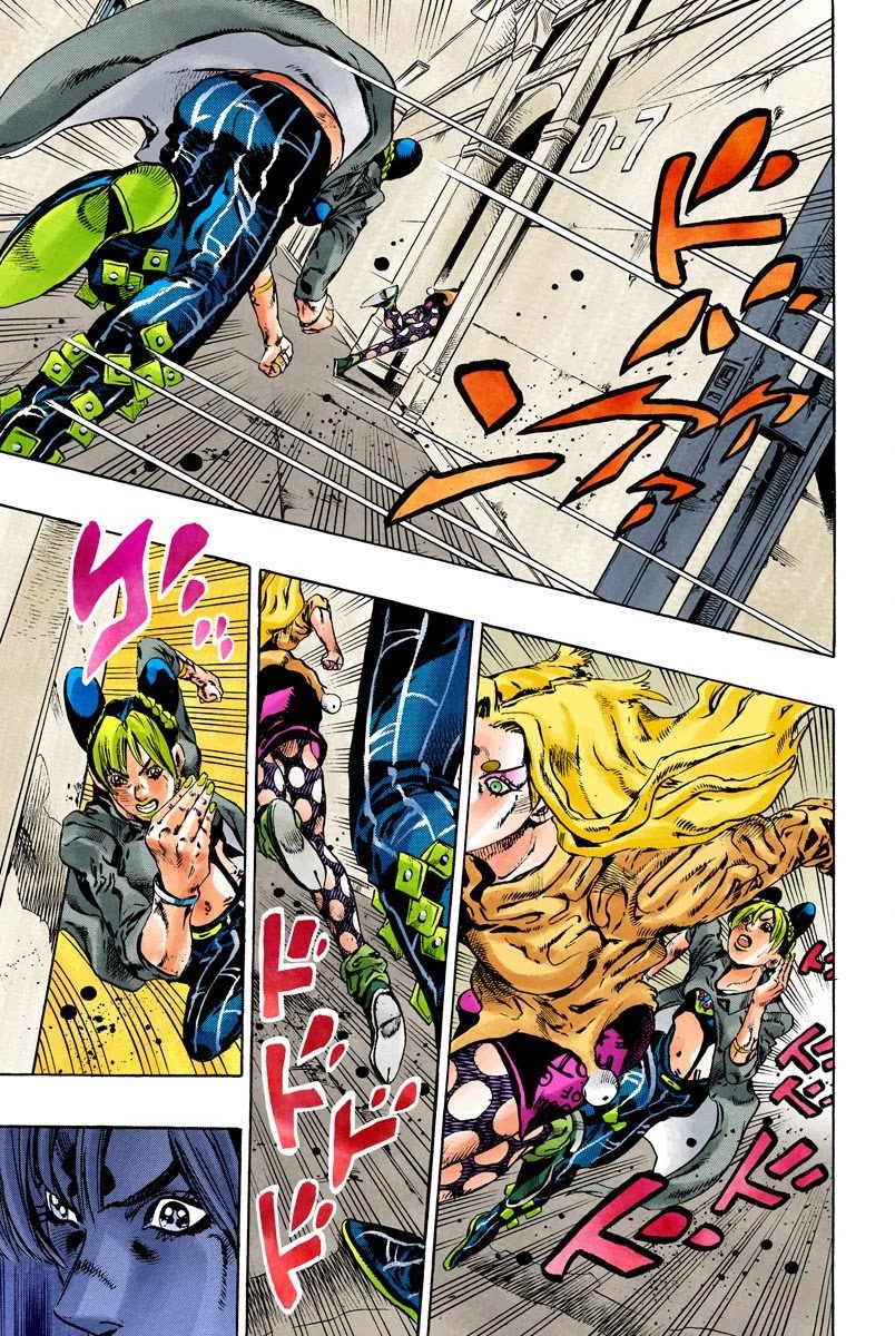 JoJo's Bizarre Adventure Part 6 - Stone Ocean (Official Colored) Chapter 99 page 9 - Chapter 99: Jail House Lock! Part 4