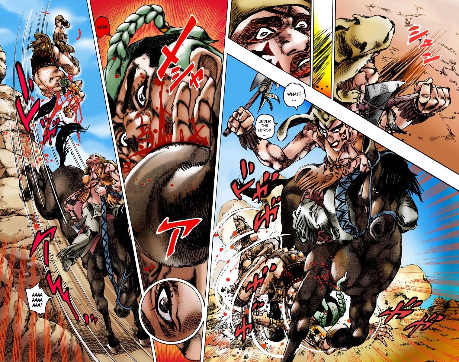 JoJo's Bizarre Adventure Part 7 - Steel Ball Run (Official Colored) Chapter 1 page 10 - Chapter 1: The Steel Ball Run Press Conference
