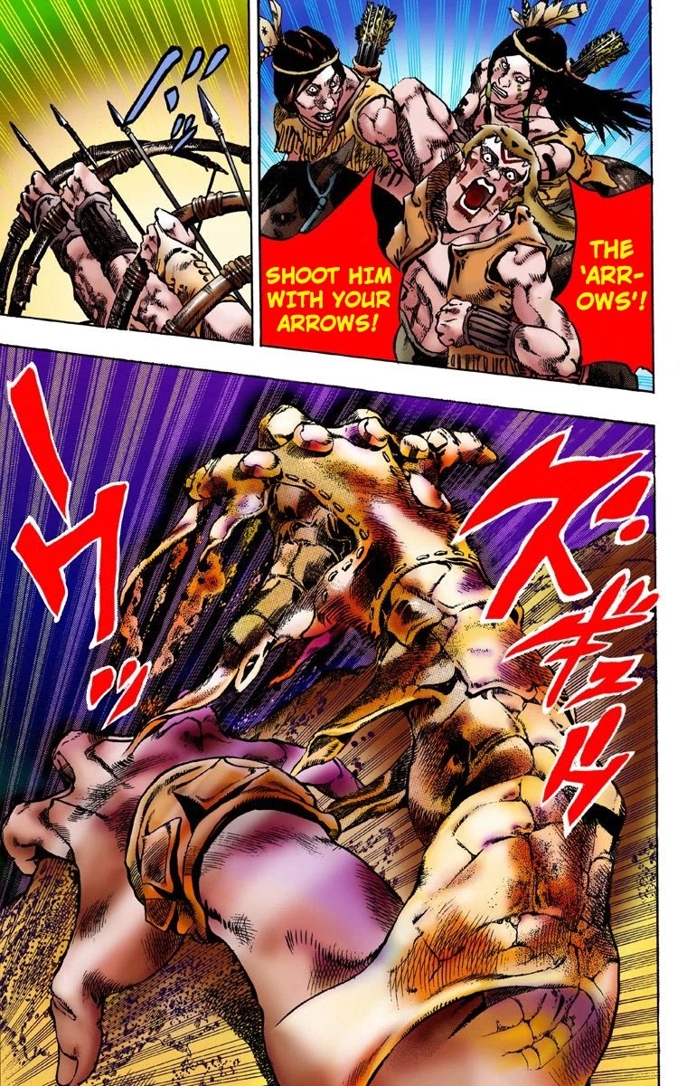 JoJo's Bizarre Adventure Part 7 - Steel Ball Run (Official Colored) Chapter 1 page 12 - Chapter 1: The Steel Ball Run Press Conference
