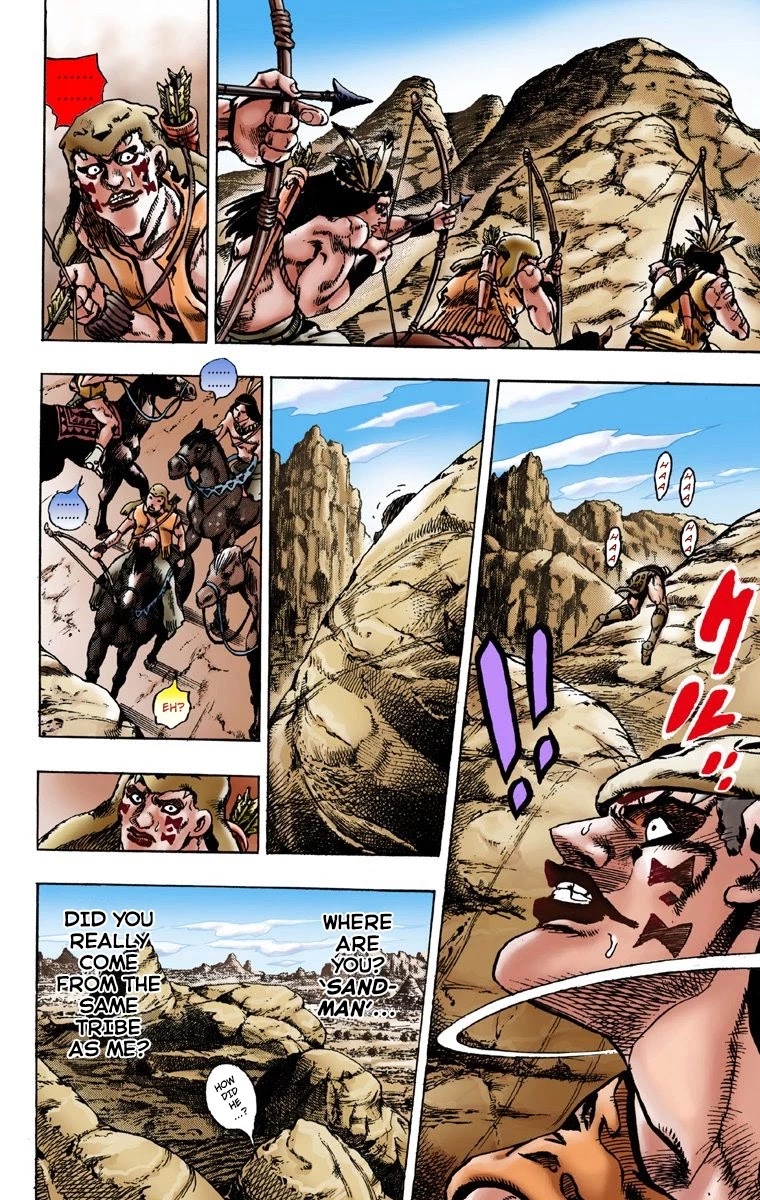 JoJo's Bizarre Adventure Part 7 - Steel Ball Run (Official Colored) Chapter 1 page 13 - Chapter 1: The Steel Ball Run Press Conference