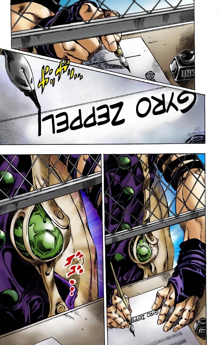 JoJo's Bizarre Adventure Part 7 - Steel Ball Run (Official Colored) Chapter 1 page 40 - Chapter 1: The Steel Ball Run Press Conference