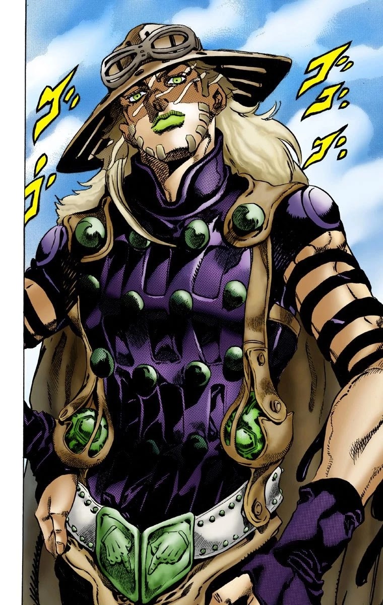 JoJo's Bizarre Adventure Part 7 - Steel Ball Run (Official Colored) Chapter 1 page 41 - Chapter 1: The Steel Ball Run Press Conference