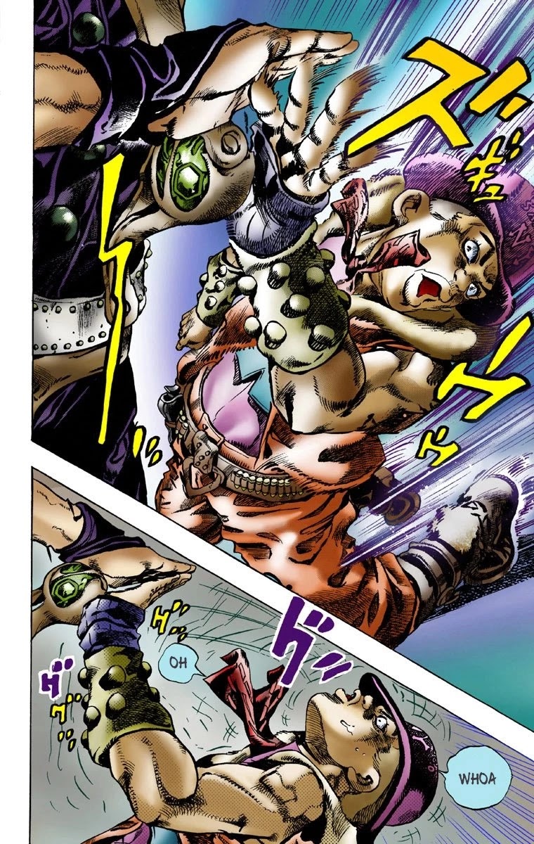 JoJo's Bizarre Adventure Part 7 - Steel Ball Run (Official Colored) Chapter 1 page 43 - Chapter 1: The Steel Ball Run Press Conference