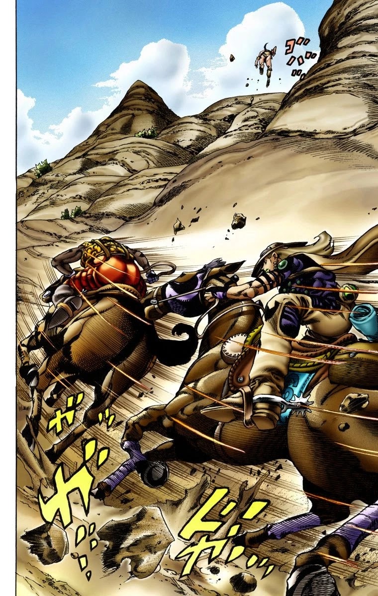 JoJo's Bizarre Adventure Part 7 - Steel Ball Run (Official Colored) Chapter 10 page 10 - Chapter 10: Final Straight 2000 Meters Left