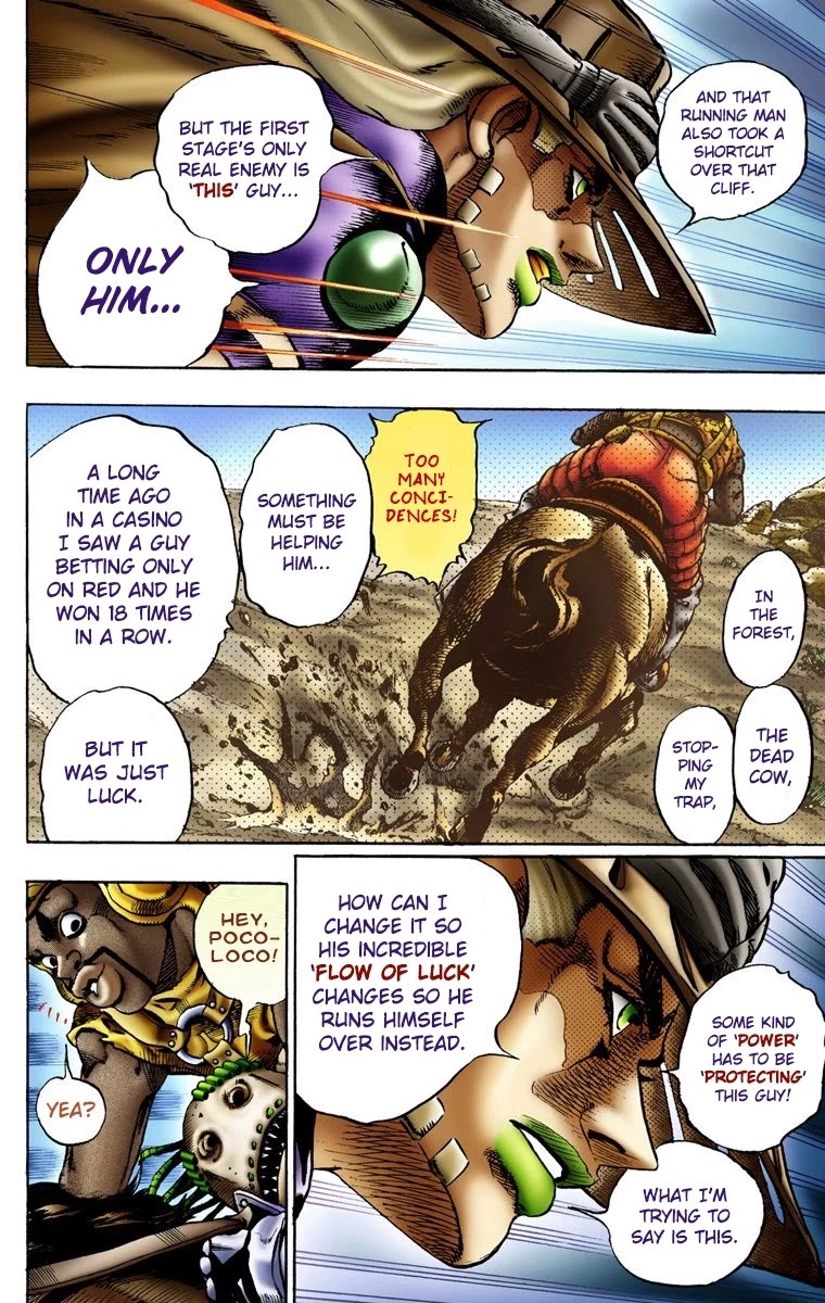 JoJo's Bizarre Adventure Part 7 - Steel Ball Run (Official Colored) Chapter 10 page 12 - Chapter 10: Final Straight 2000 Meters Left