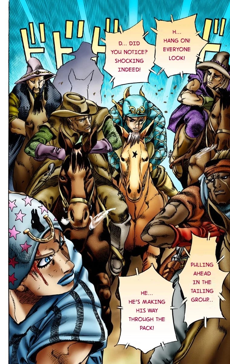 JoJo's Bizarre Adventure Part 7 - Steel Ball Run (Official Colored) Chapter 10 page 20 - Chapter 10: Final Straight 2000 Meters Left