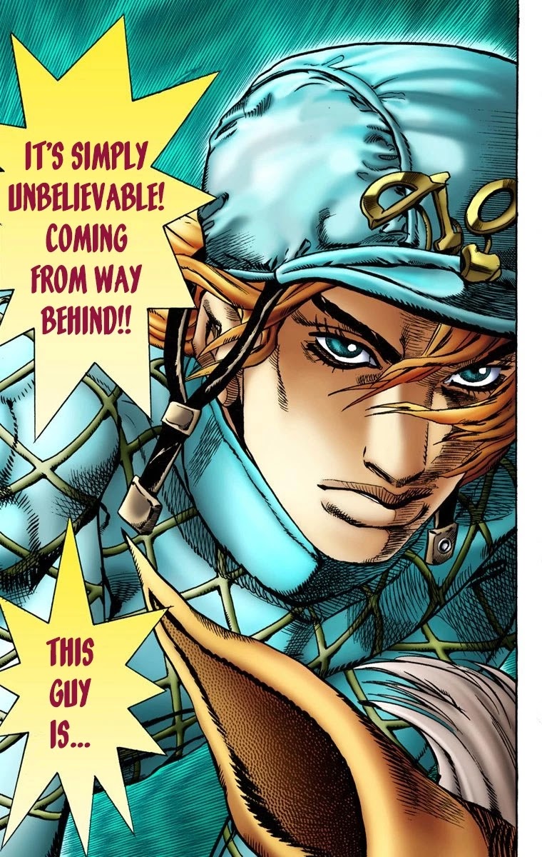 JoJo's Bizarre Adventure Part 7 - Steel Ball Run (Official Colored) Chapter 10 page 21 - Chapter 10: Final Straight 2000 Meters Left