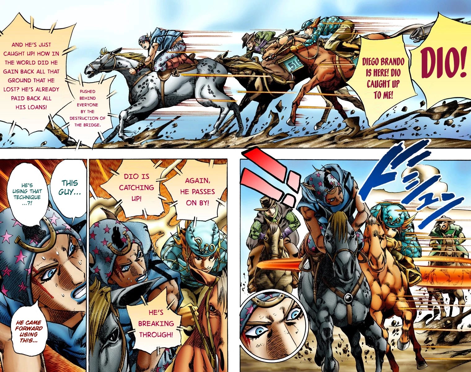 JoJo's Bizarre Adventure Part 7 - Steel Ball Run (Official Colored) Chapter 10 page 22 - Chapter 10: Final Straight 2000 Meters Left