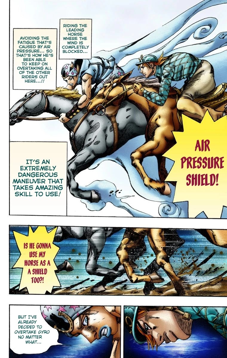 JoJo's Bizarre Adventure Part 7 - Steel Ball Run (Official Colored) Chapter 10 page 23 - Chapter 10: Final Straight 2000 Meters Left