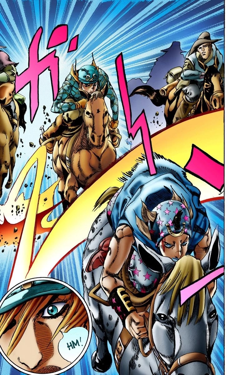 JoJo's Bizarre Adventure Part 7 - Steel Ball Run (Official Colored) Chapter 10 page 24 - Chapter 10: Final Straight 2000 Meters Left