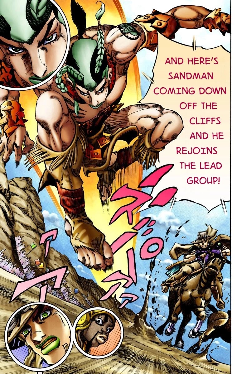 JoJo's Bizarre Adventure Part 7 - Steel Ball Run (Official Colored) Chapter 11 page 10 - Chapter 11: The Final Stretch 1000 Meters Left